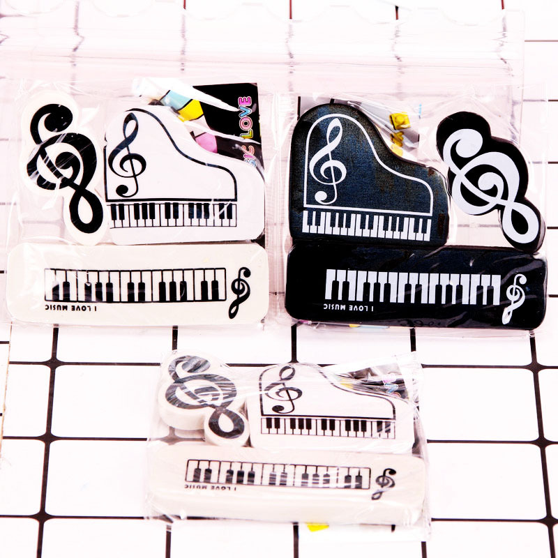 Audio Music Notes - Gomme à crayon en caoutchouc pour