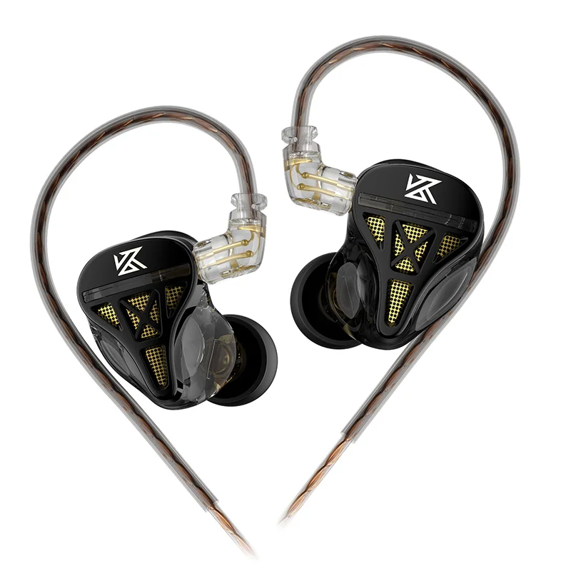 Audio Music Game - Écouteurs intra-auriculaires KZ DQS 1DD HiFi,