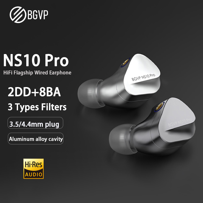 Audio Music Technology - Écouteurs intra-auriculaires hybrides BGVP NS10 Pro