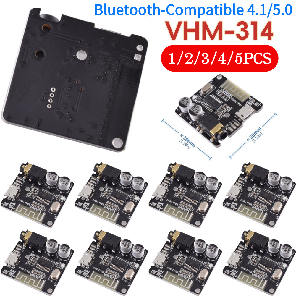 Audio Music Mp3 - Carte récepteur Audio Bluetooth 3.7-5V VHM-314,