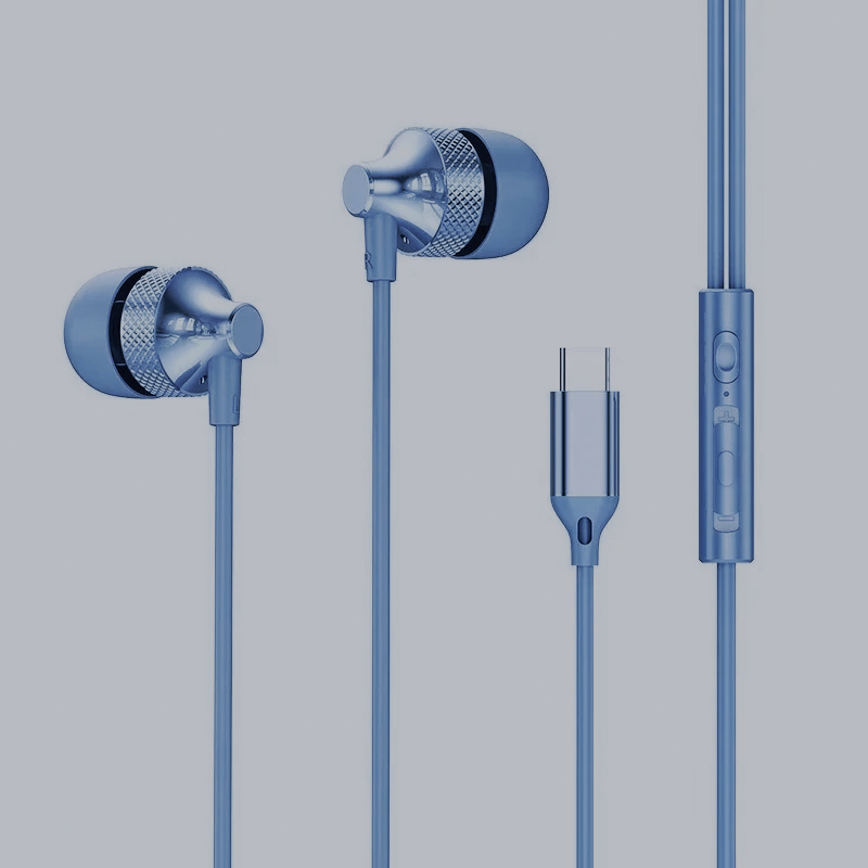 Audio Music Game - Écouteurs intra-auriculaires filaires portables Type C