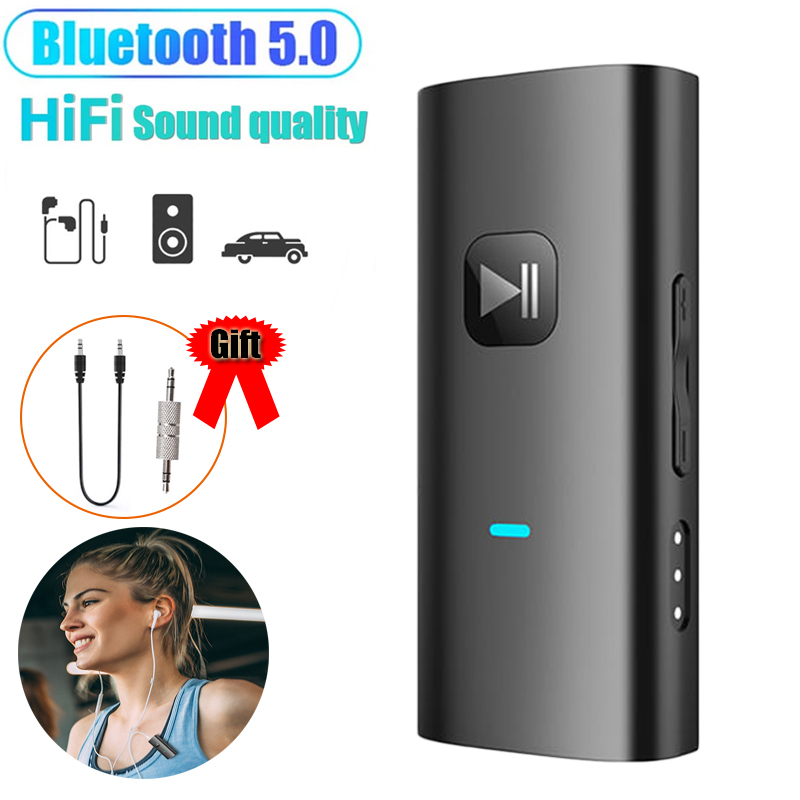 Audio Music Mp3 Free - JINSERTA-Récepteur sans fil Bluetooth 5.0, adaptateur