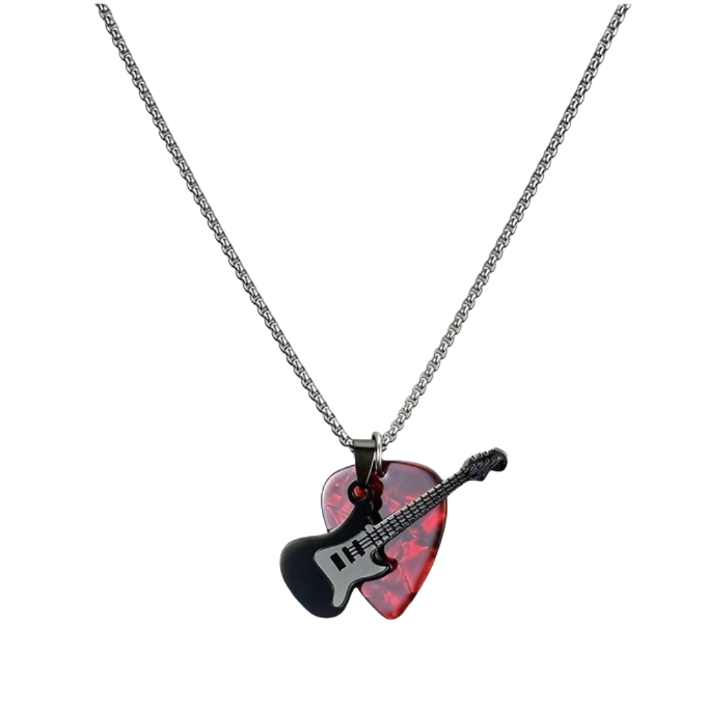 Collier pendentif médiator de  - Electric Guitar Pick Pack avis et prix