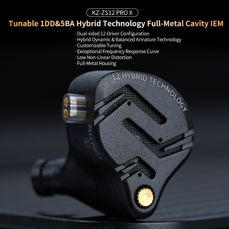 KZ ZS12 PRO X écouteurs en mét - Audio Music Technology avis et prix