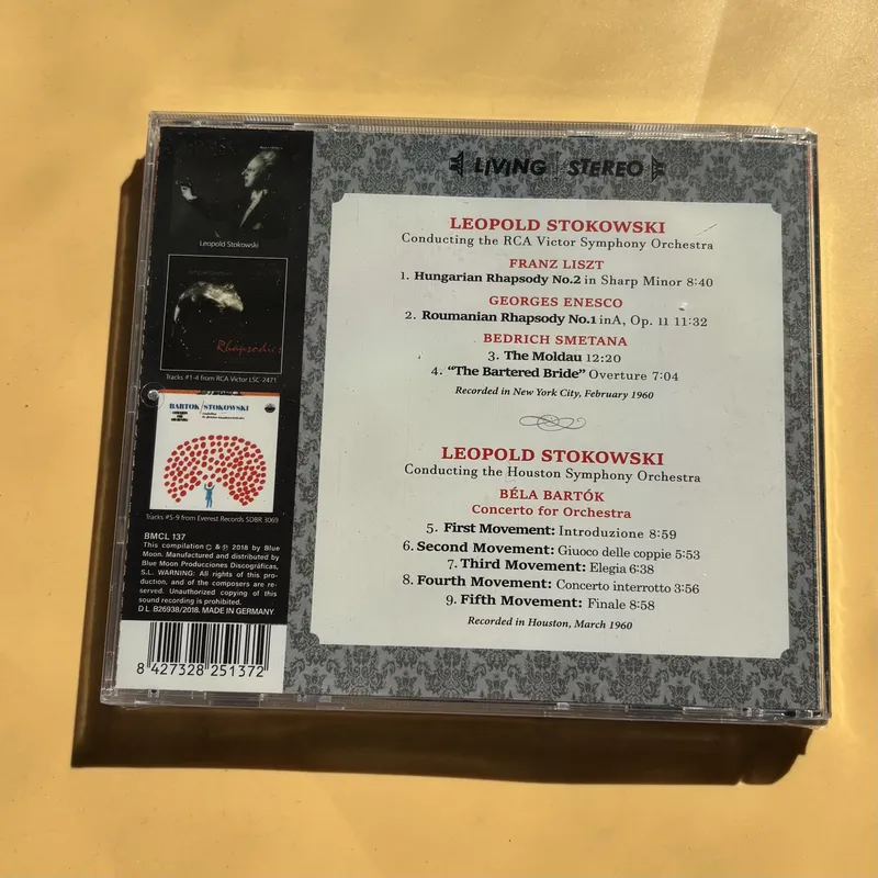 STOKOWSKI RHAPSODIES Rhapsody  - Audio Musically avis et prix