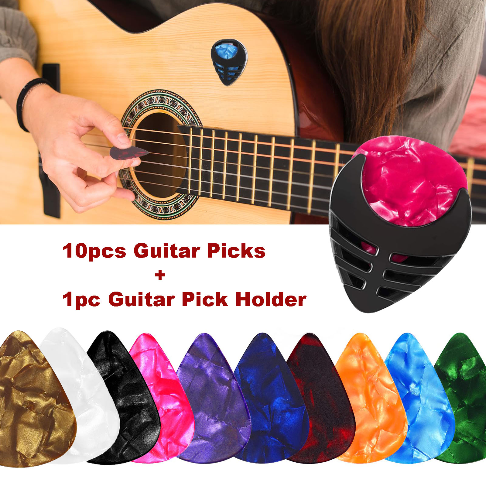 10 plectres de guitare et 1 su - Electric Guitar Pick Pack avis et prix