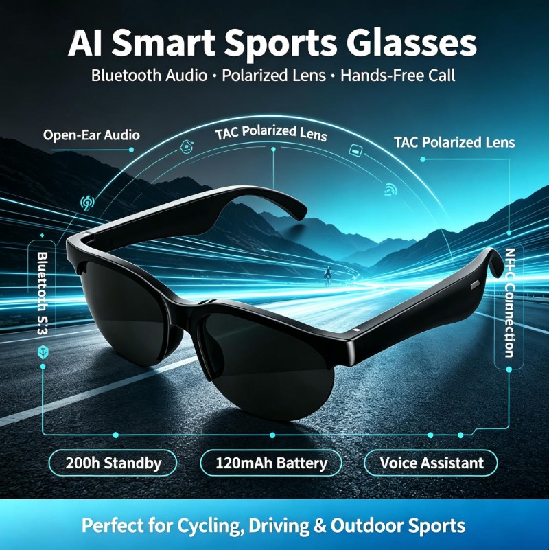 Lunettes de sport intelligente - Audio Musically avis et prix