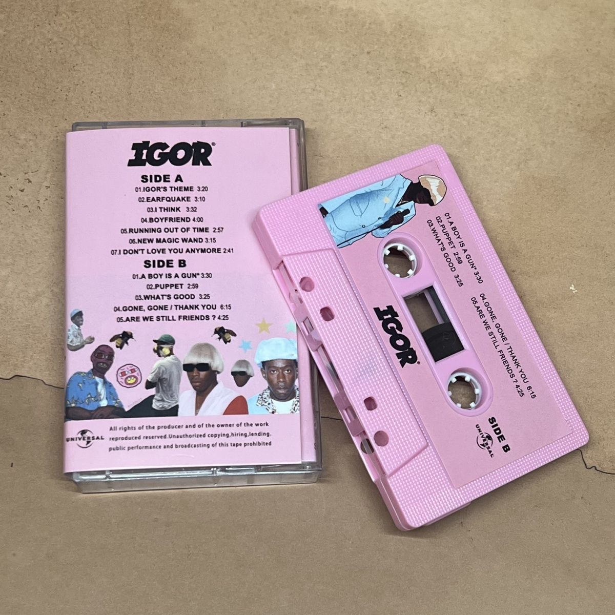 Cassette audio rose bicolore,  - Audio Music Hip Hop avis et prix